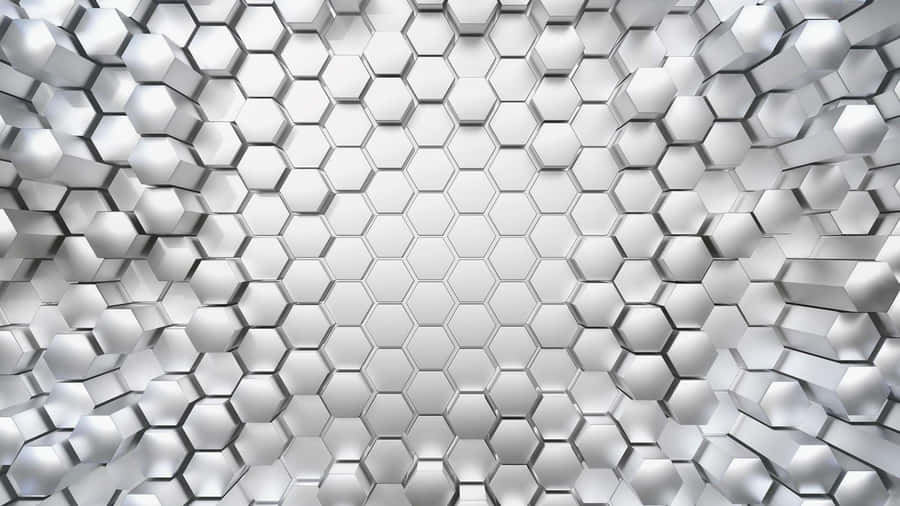 Titanium Hexagonal Structure Wallpaper