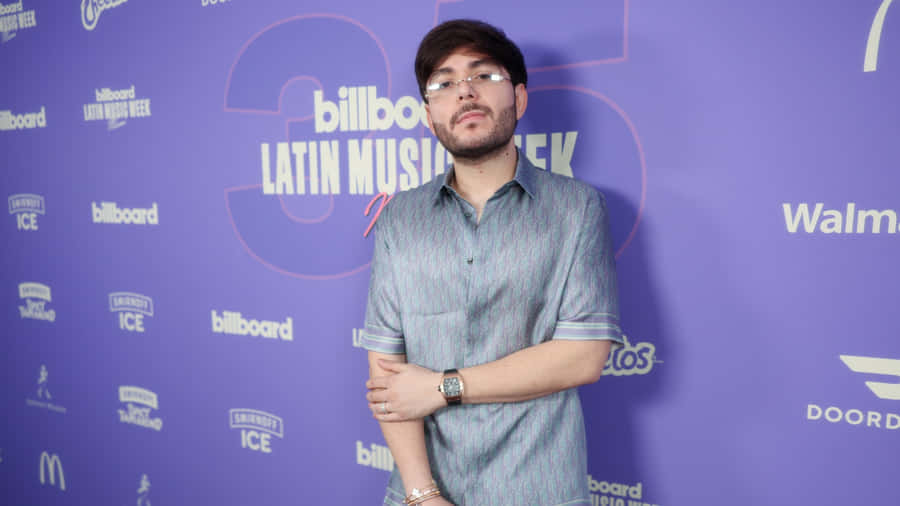 Tito Double P At Billboard Event Wallpaper