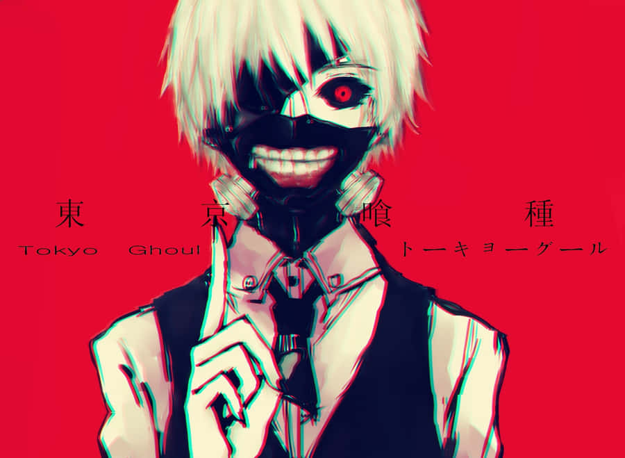 Tokyo Ghoul's Hide's Glamorous Mask Wallpaper