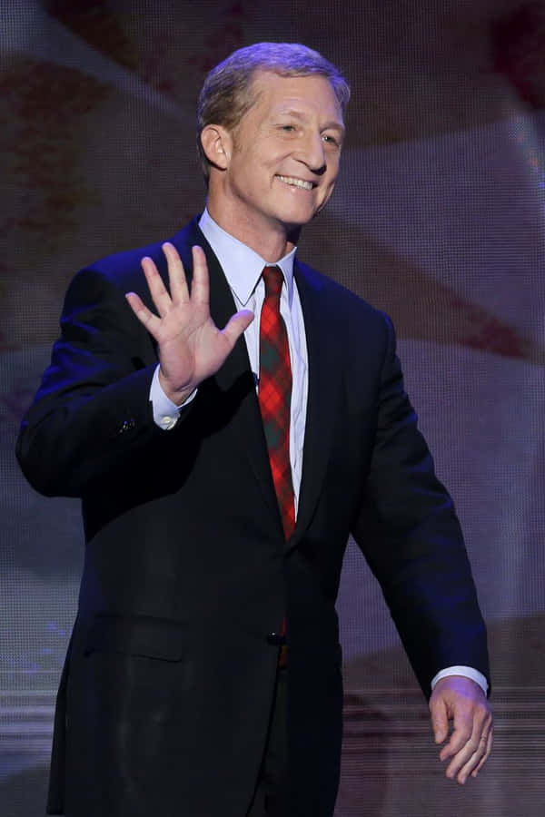 Tom Steyer Hand Pause Wallpaper