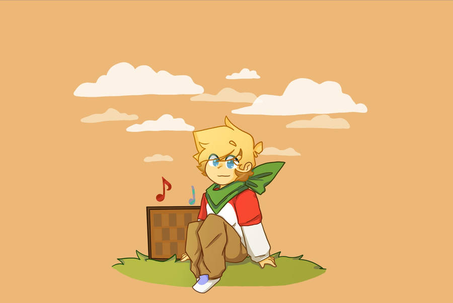 Tommyinnit Cartoon Digital Art Wallpaper