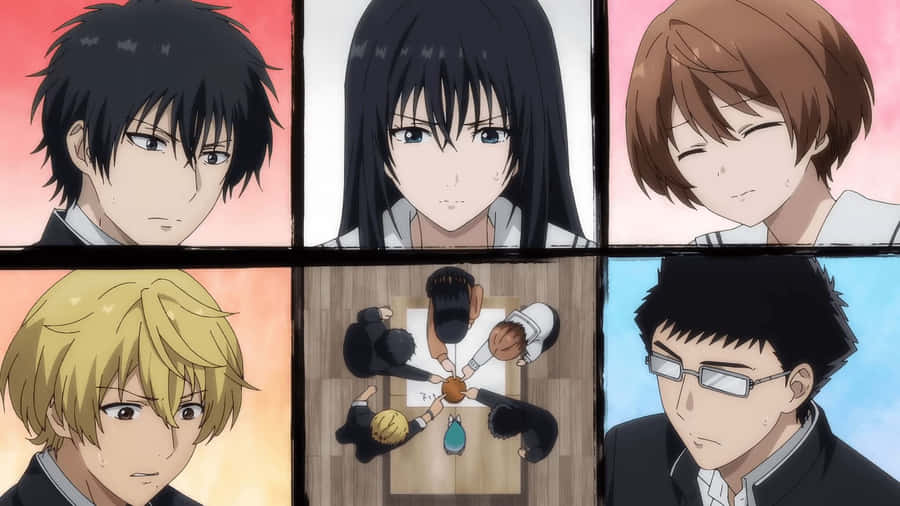 Tomodachi Game Character Collage Wallpaper