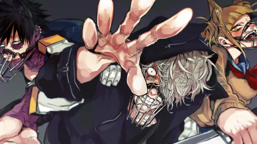 Tomura Shigaraki, A Powerful And Dangerous Villain In My Hero Academia. Wallpaper
