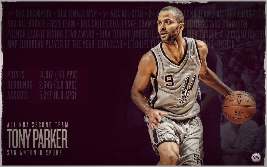 Tony Parker Career Victories Wallpaper