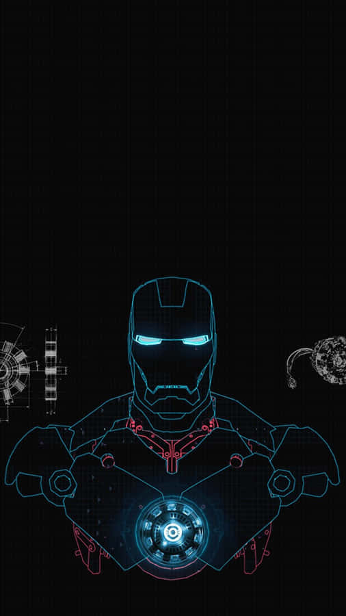 Tony Stark Is Powered By His Innovative And Revolutionary Iron Man Technology Wallpaper