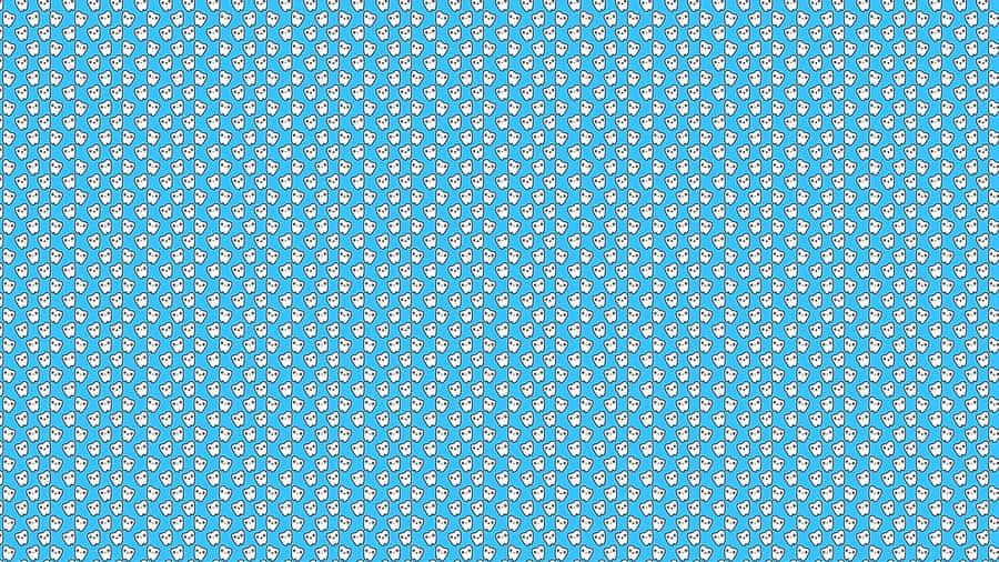 Tooth Pattern Dental Background Wallpaper