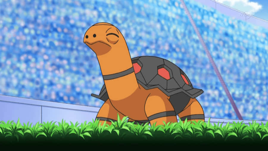 Torkoal Against Crowd Wallpaper