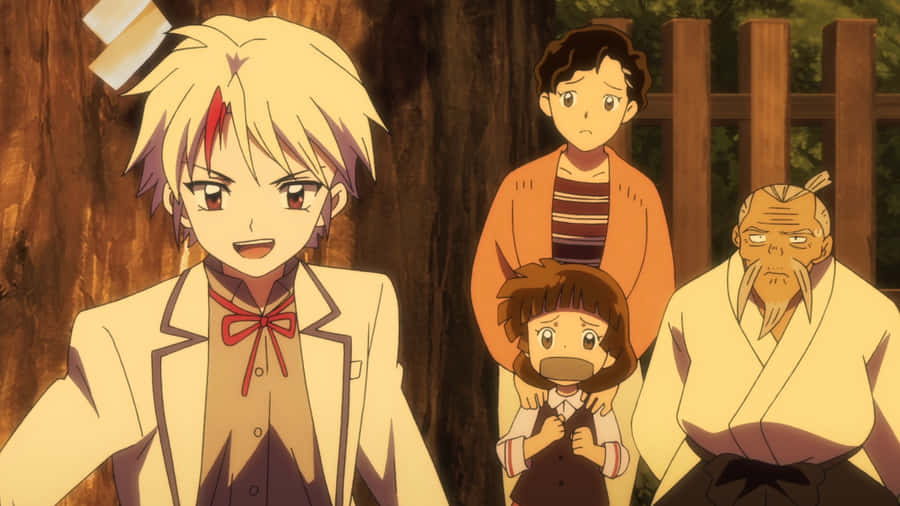 Towa Higurashi Posing In Yashahime: Princess Half-demon Wallpaper Wallpaper