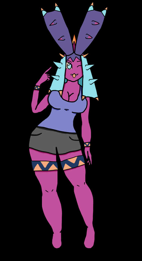 Toxapex As A Sexy Woman Wallpaper