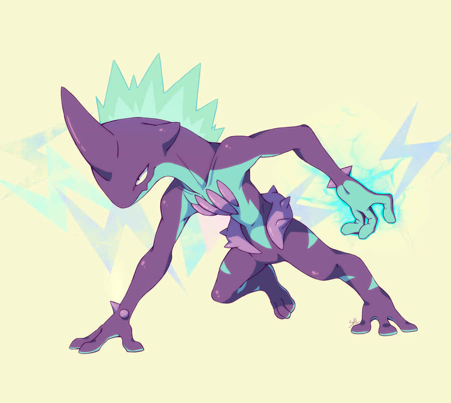 Toxtricity Doing Push-ups Wallpaper