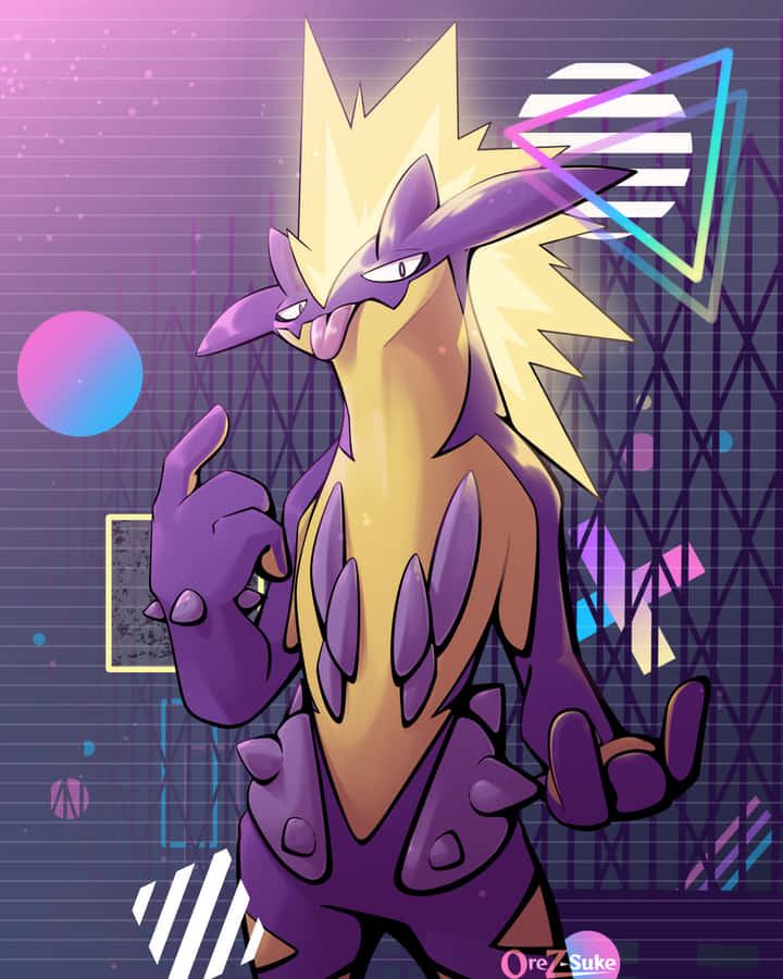 Toxtricity Showing His Tongue Out Wallpaper