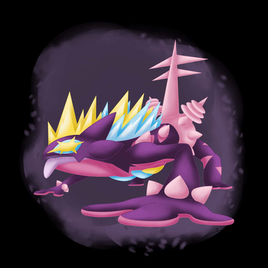 Toxtricity - The Electric-poison Type Pokemon Wallpaper