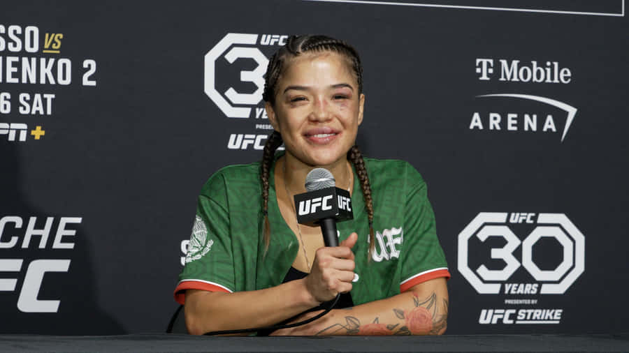 Tracy Cortez U F C Press Conference Wallpaper