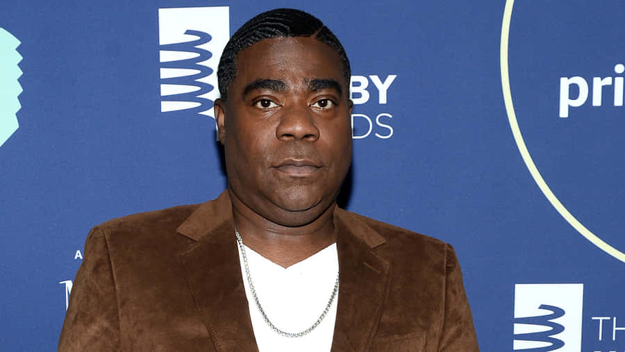 Tracy Morgan On Stage During A Live Performance Wallpaper