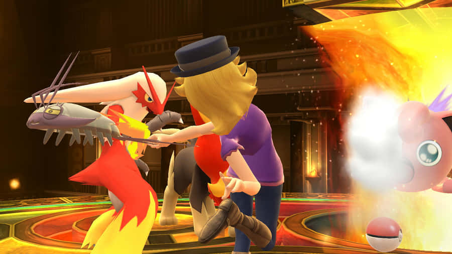 Trainer Peach Using Wimpod Wallpaper