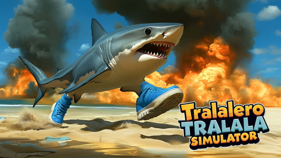 Tralalero Tralala Simulator Wallpaper