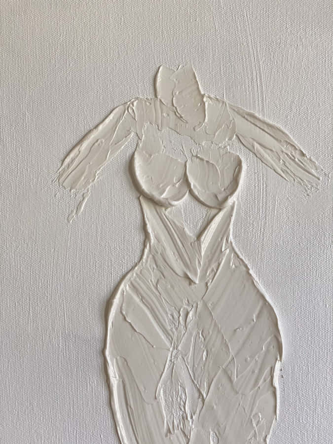 Tranquil Abstract Minimalist Painting Wallpaper