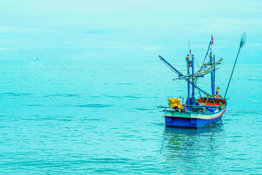 Tranquil Boating Experience Wallpaper