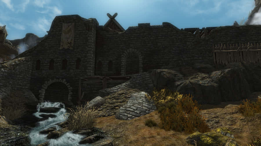 Tranquil Dusk In Whiterun, Skyrim Wallpaper