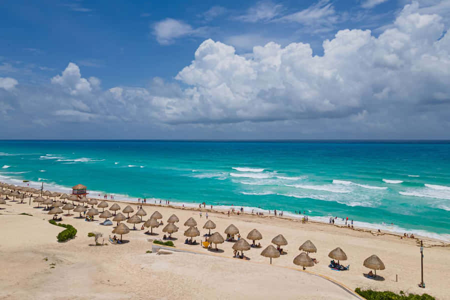 Tranquil Mexican Beach Wallpaper