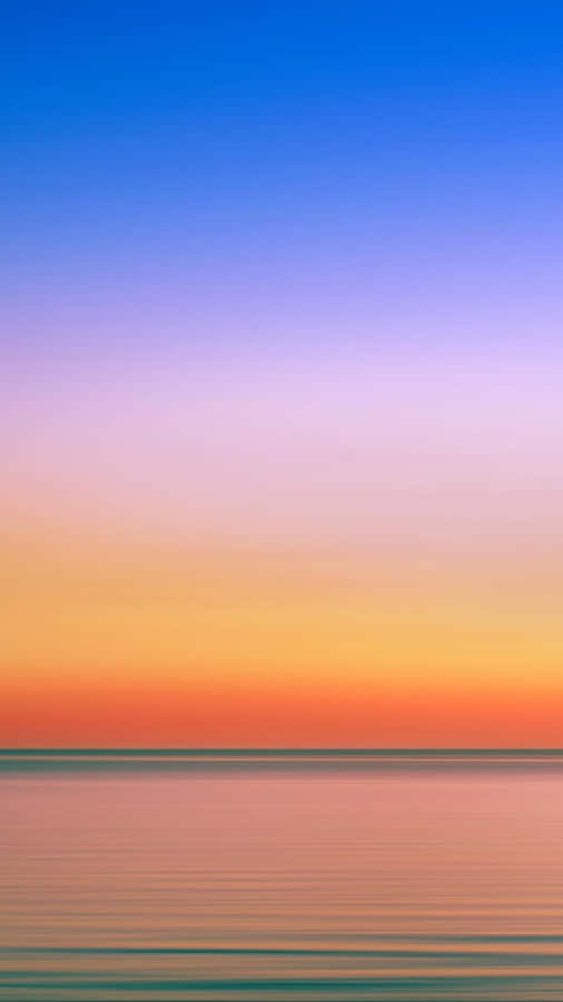 Tranquil Minimalist Sunset Wallpaper