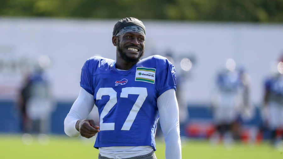 Tre Davious White Buffalo Bills Training Wallpaper