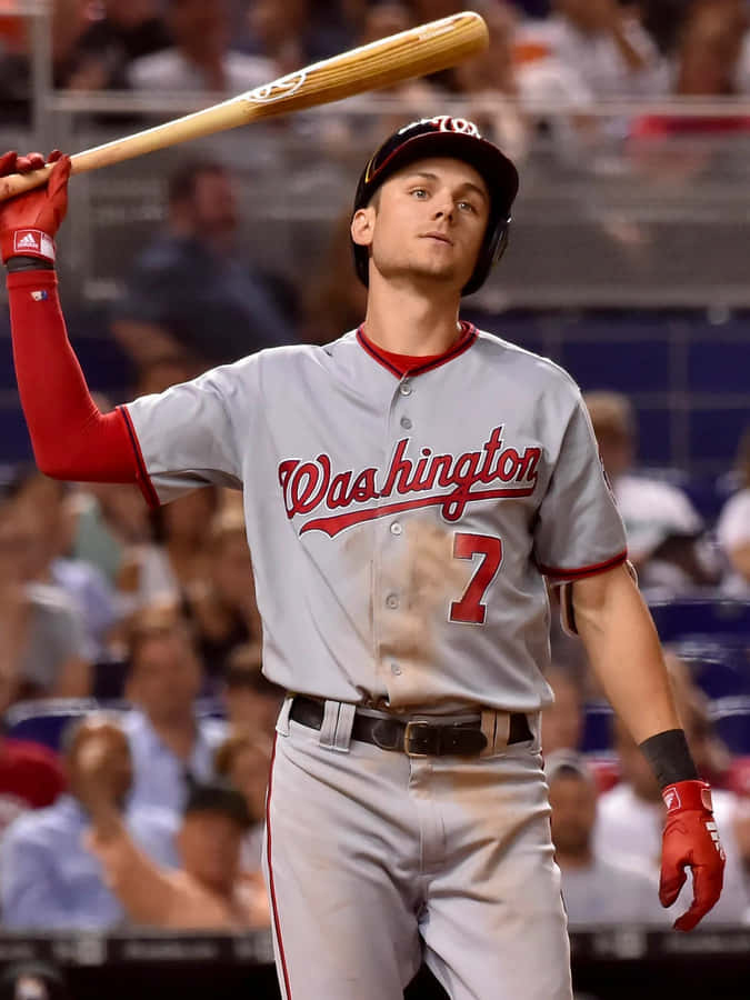Trea Turner Washington Baseball Player Wallpaper