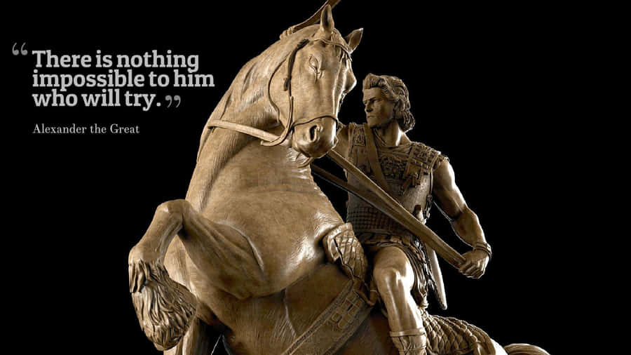 Tremendous Alexander The Great Sculpture Wallpaper