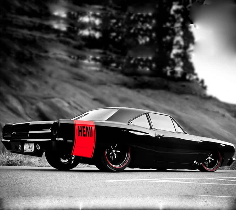 Tremendous Elegance Of A Black Car Wallpaper