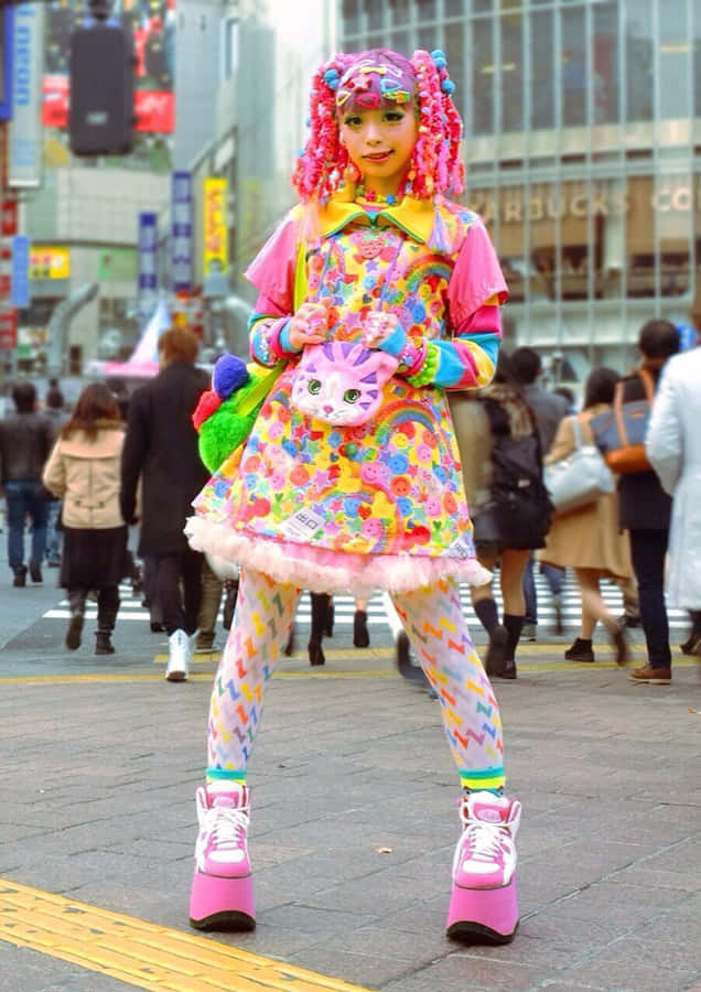 Trendy Harajuku Street Fashion And Style Wallpaper