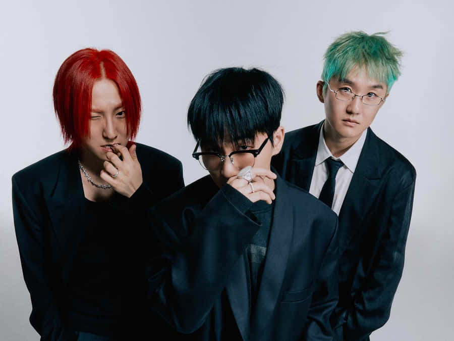 Trendy_ Trio_in_ Suits Wallpaper