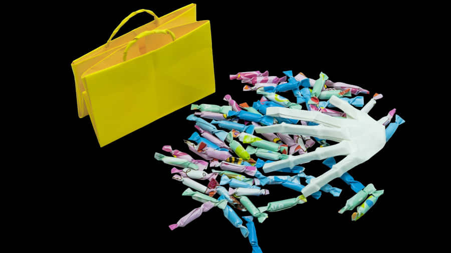 Trick-or-treaters Ready To Explore The Halloween Night! Wallpaper