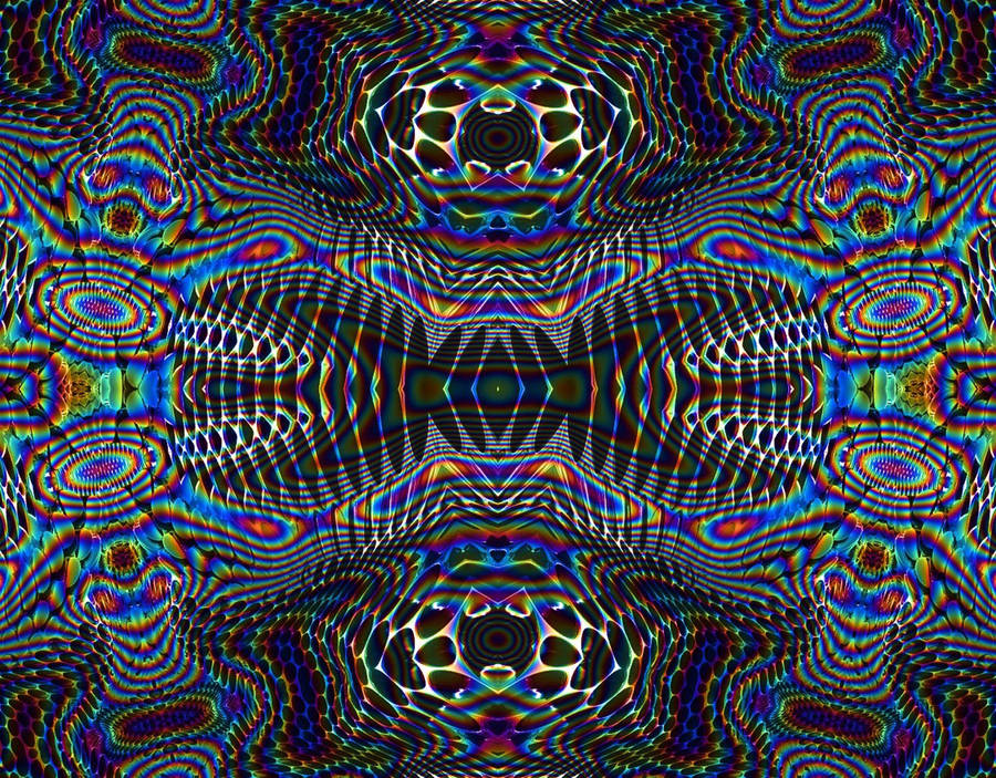 Trippy Dark Aesthetic Spectrum Wallpaper