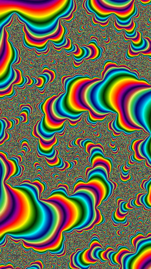 Trippy Phone Swirl Wallpaper