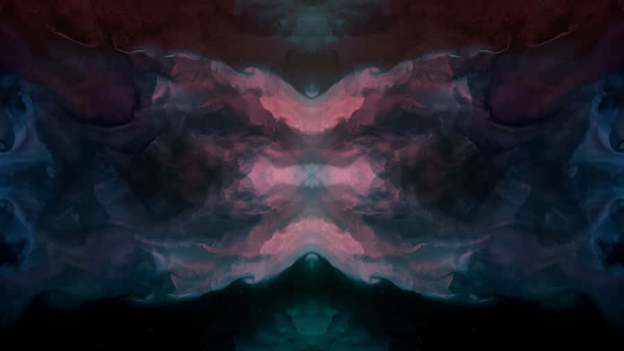 Trippy Sky - A Psychedelic Cosmic Journey Wallpaper