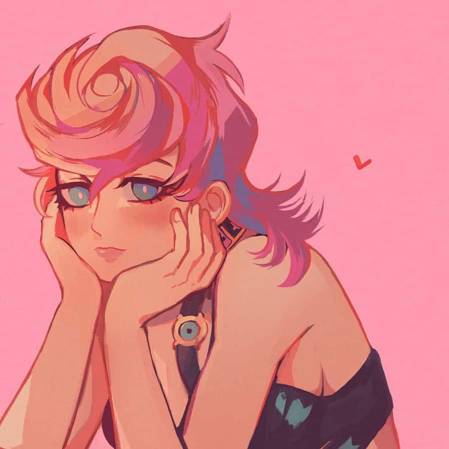 Trish Una Striking A Pose Wallpaper