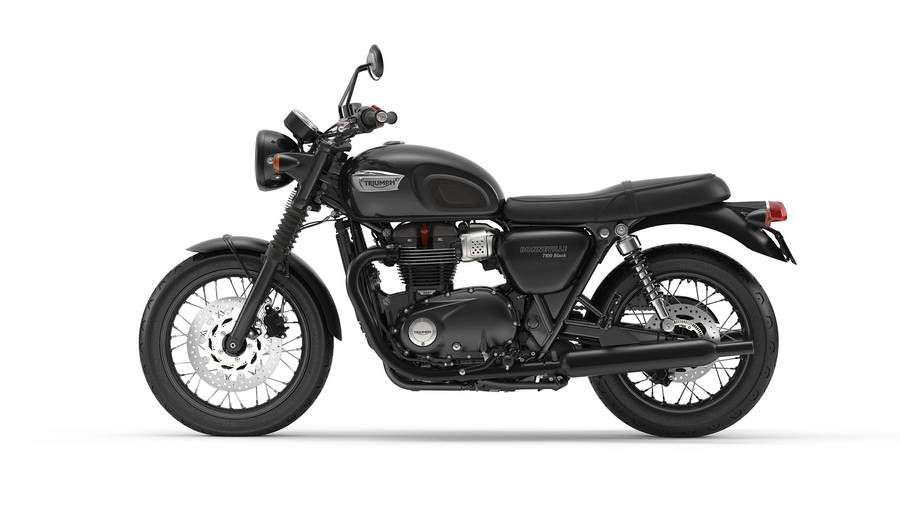 Triumph Bonneville T100 Black Wallpaper