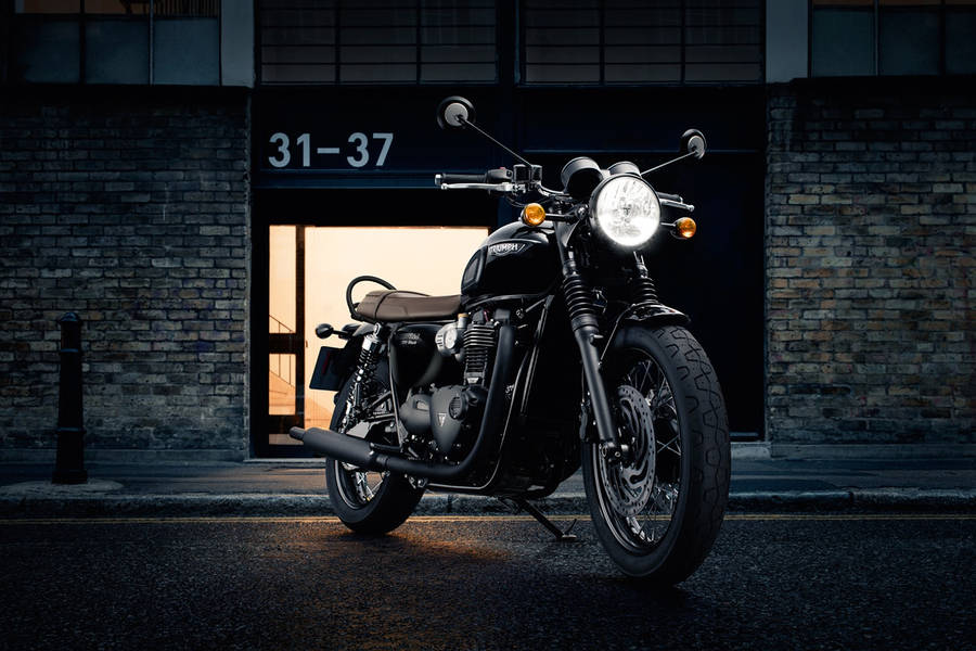Triumph Bonneville T120 Black Wallpaper