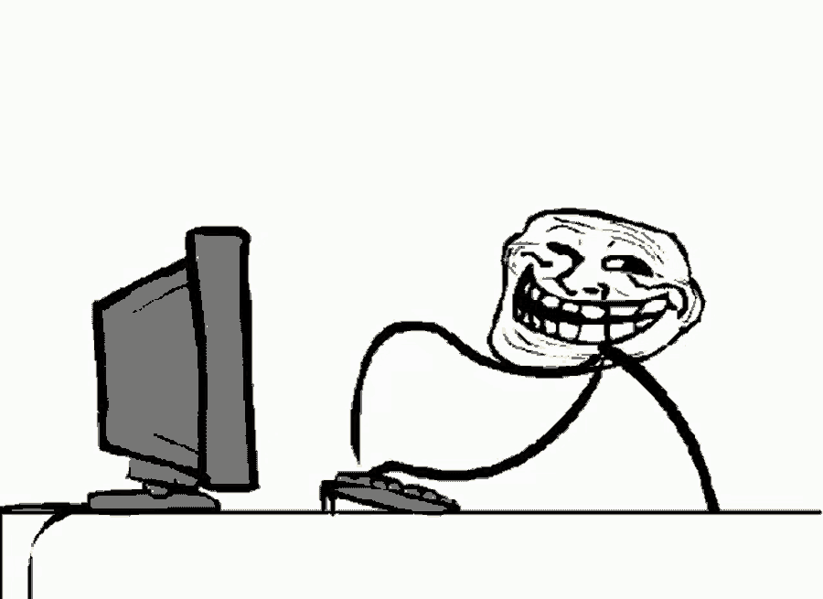 Troll Face On Fire Wallpaper