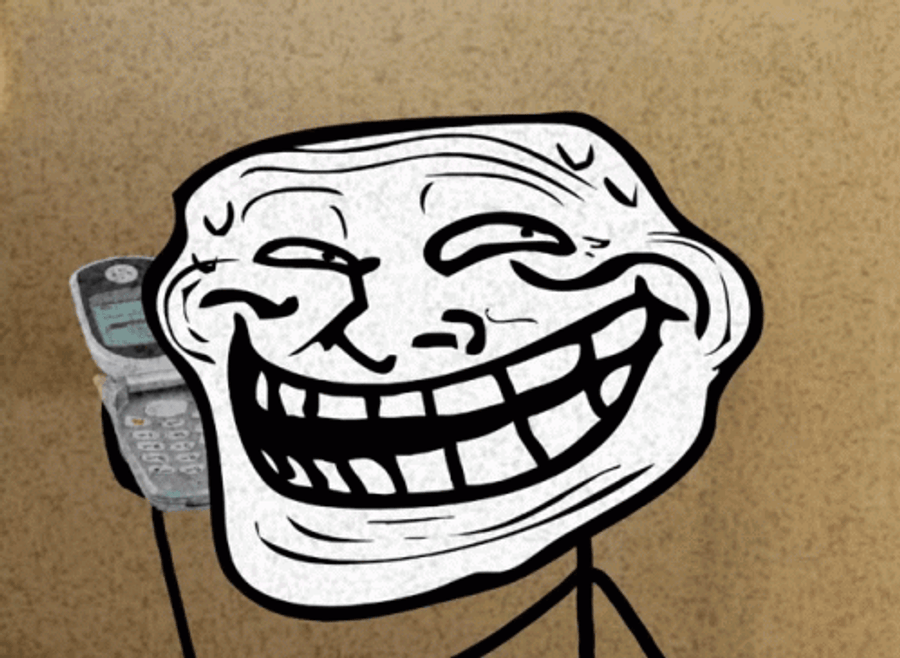 Troll Face Shocked Wallpaper