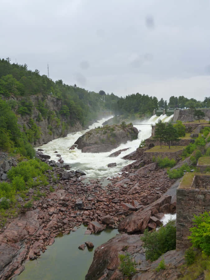 Trollhattan Waterfalland Rapids Wallpaper