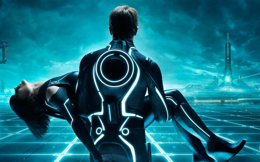 Tron Legacy Dual Monitor Wallpaper Wallpaper