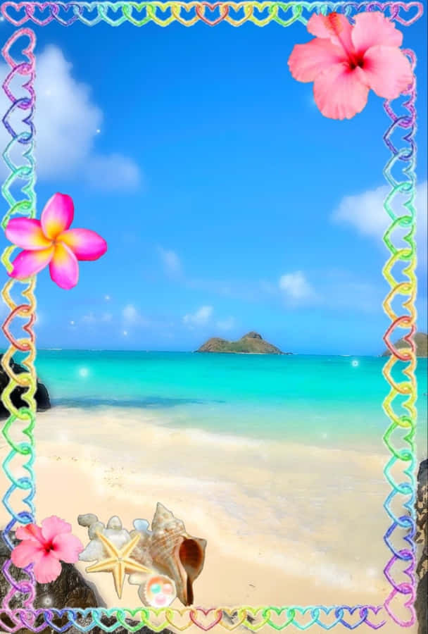 Tropical_ Beach_ Fantasy_ Frame Wallpaper