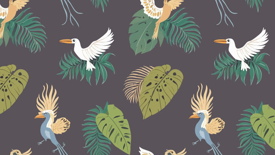 Tropical Jungle Print Wallpaper