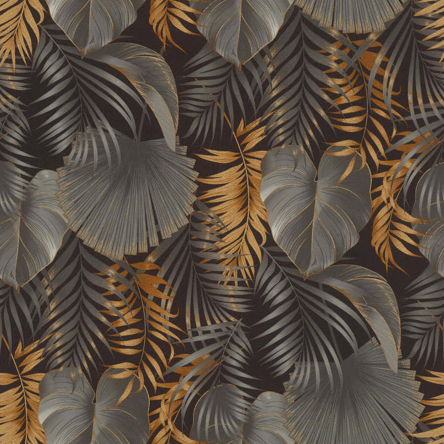 Tropical_ Palm_ Frond_ Pattern Wallpaper