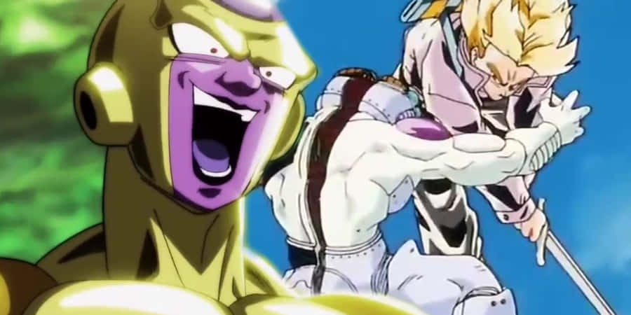 Trunks_vs_ Frieza_ Showdown Wallpaper