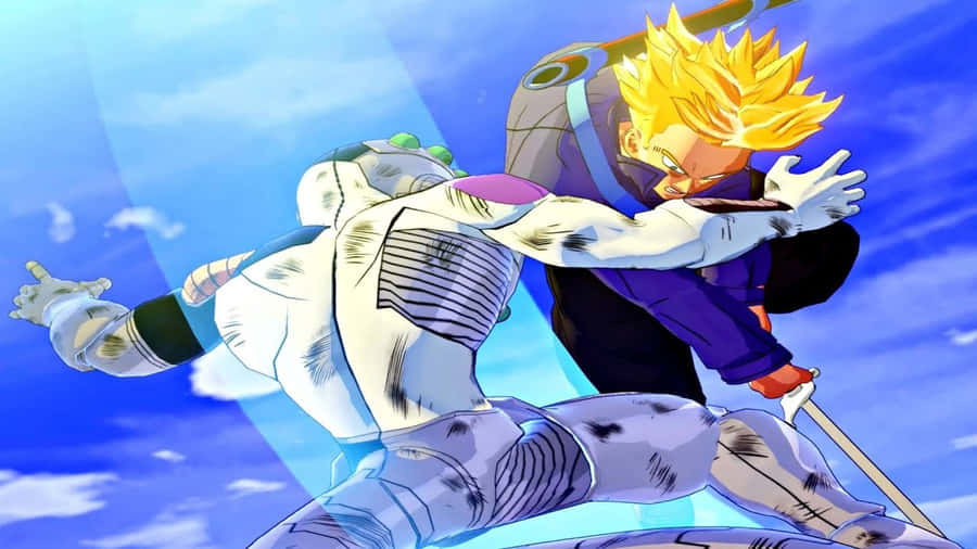 Trunks_vs_ Frieza_ Showdown Wallpaper
