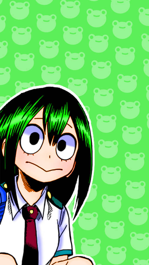 Tsuyu Asui Froppy School Girl Wallpaper