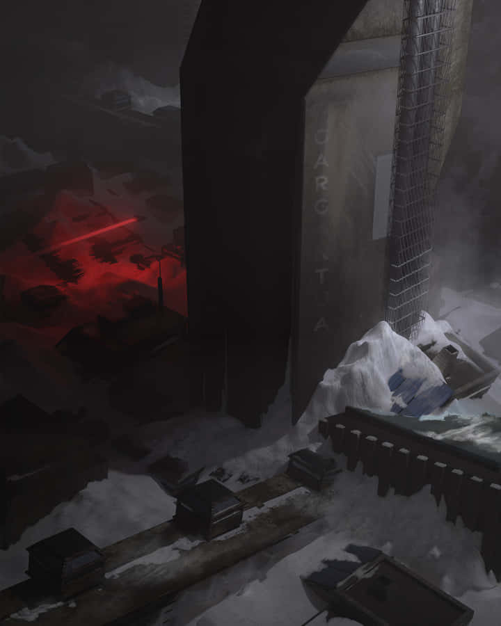 Tumultuous Ruin Wallpaper