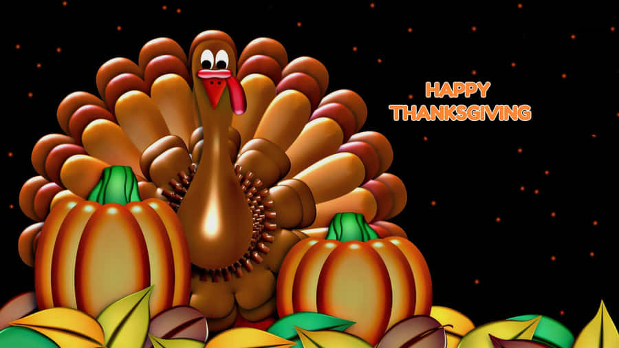 Turkey Anime Thanksgiving Wallpaper